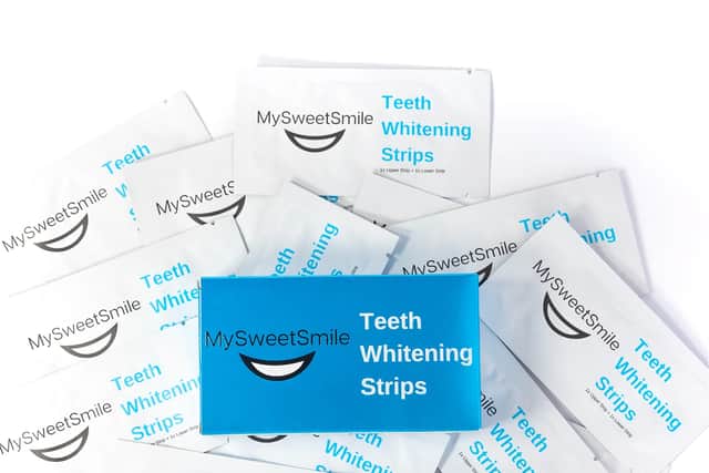 The MySweetSmile teeth whitening strips