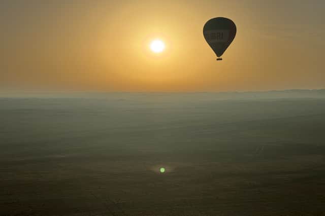 Sunrise from my balloon
