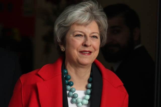 Prime Minister Theresa May leaving BBC Broadcasting House in London after appearing on the Andrew Marr show. PRESS ASSOCIATION Photo. Picture date: Sunday January 6, 2019. Pic: Yui Mok/PA Wire