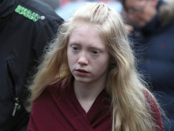 The mother of Alesha MacPhail, Georgina Lochrane arrives at the High Court in Glasgow. (Photo: Andrew Milligan/PA Wire)