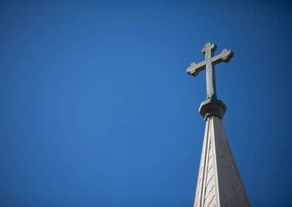 Church Steeple and Cross