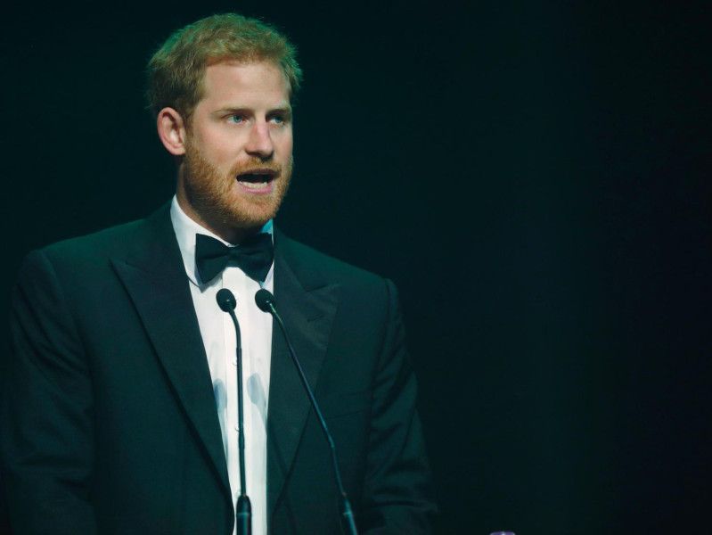 WATCH As PRICE HARRY Makes Emotional Speech As He Receives Award For ...